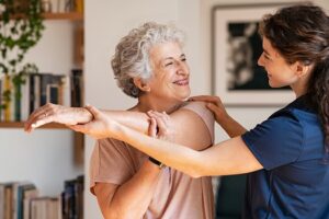 Aging Adult Exercising